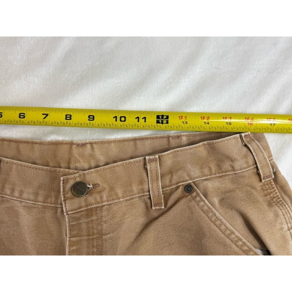 Carhartt Double Knee Carpenter Pants Men's Distressed Canvas Workwear Grunge - Picture 12 of 12